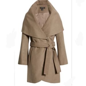 NWOTHalogenWool Blend Wrap Coat